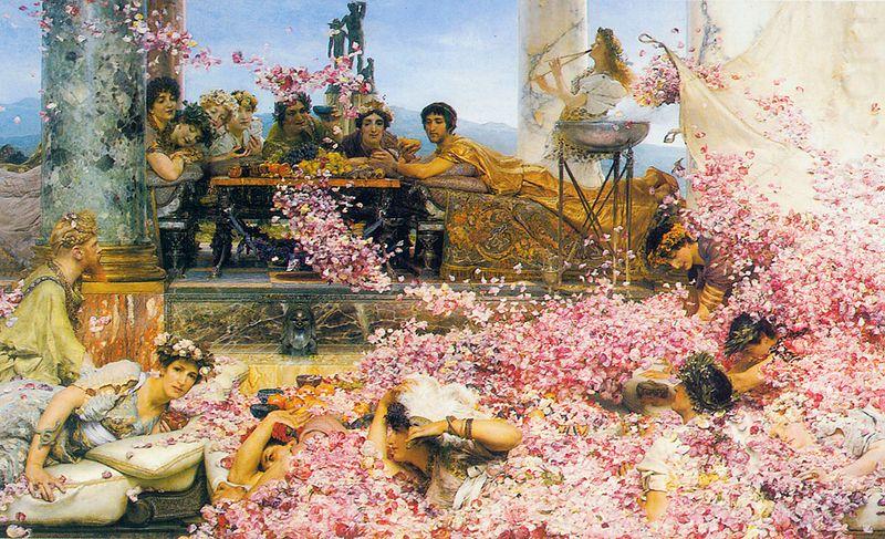 Laura Theresa Alma-Tadema The roses of Heliogabalus china oil painting image